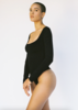 Gil Rodriguez El Tigre Long Sleeve Bodysuit - Black - Thumbnail 1