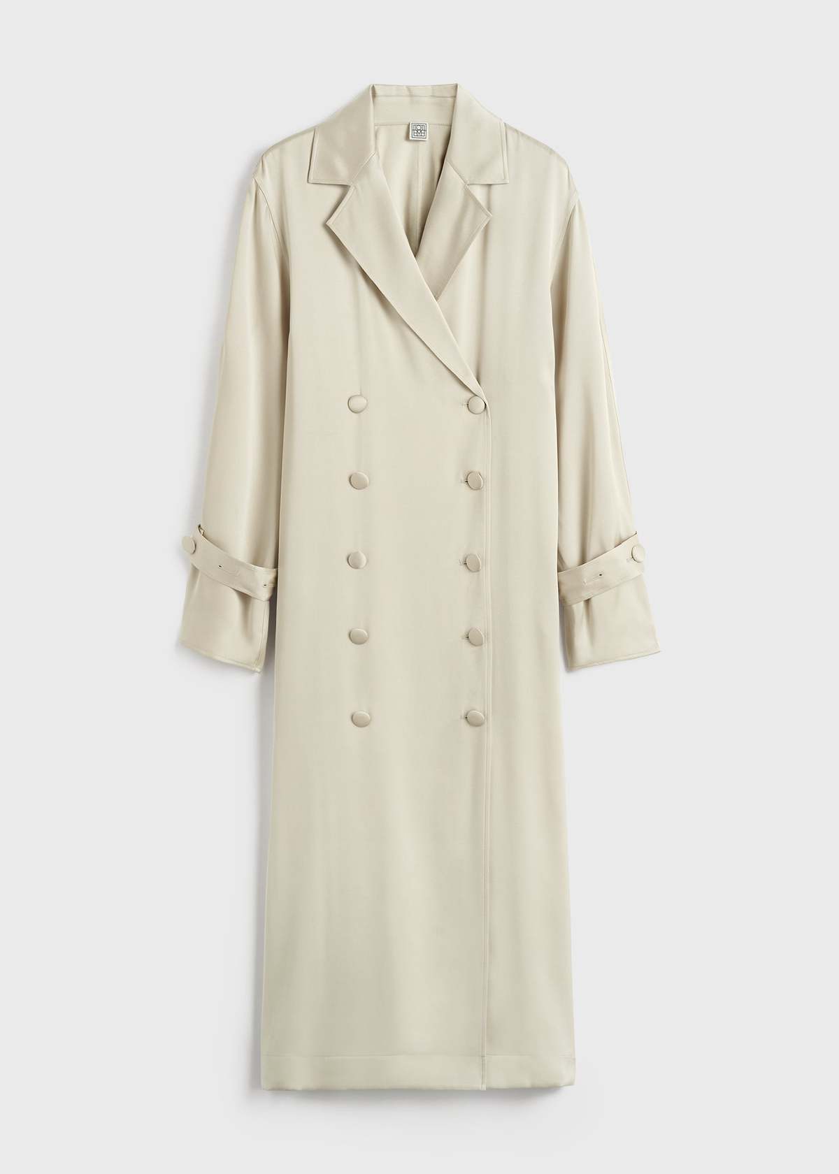 Totme Satin Trench Dress | Garmentory