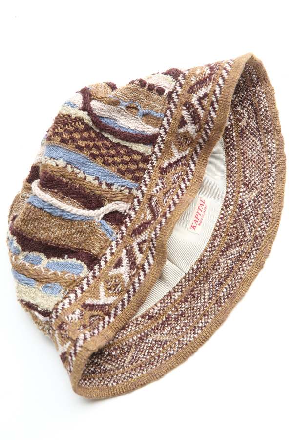 Kapital 7G Knit Gaudy Bucket Hat | Garmentory