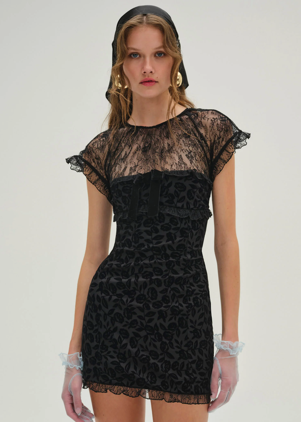 zimmermann black mini dress Bias Cut Mini Dress Jet Black – Fall Winter Spring Summer