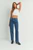 Just Black Denim The Perfect Wide Leg - Medium Denim - Thumbnail 1