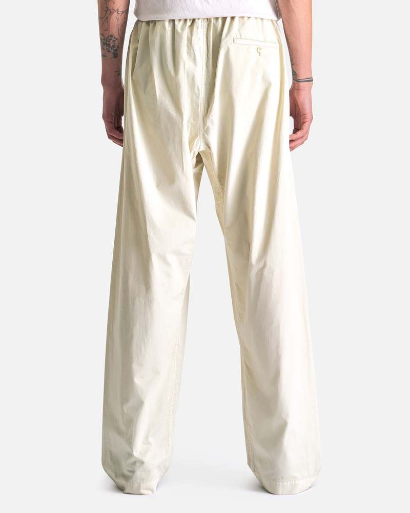 Lemaire Multitopstitch Taekwondo Pants - Creamy White