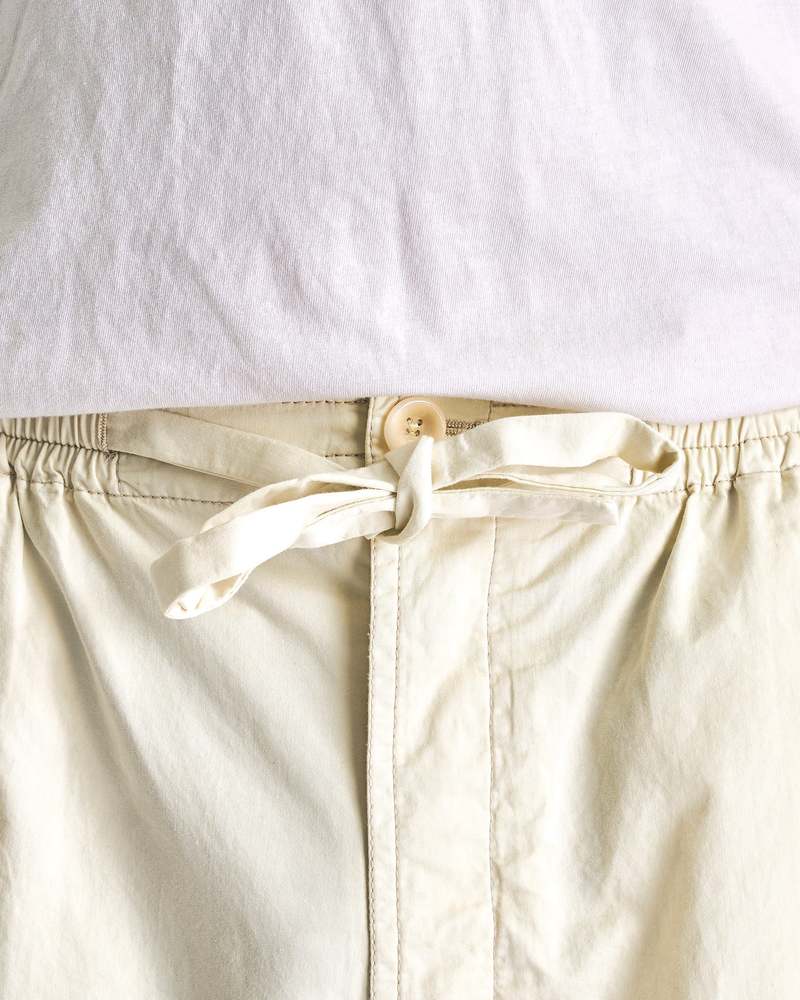 Lemaire Multitopstitch Taekwondo Pants - Creamy White