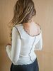 Darling Nimbus Top - Cream/Black Trim - Thumbnail 3