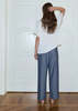 Deiji Studios The Ease Trouser - Blue Pinstripe - Thumbnail 2