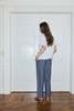 Deiji Studios The Ease Trouser - Blue Pinstripe - Thumbnail 4