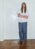 Deiji Studios The Ease Trouser - Blue Pinstripe - Thumbnail 7