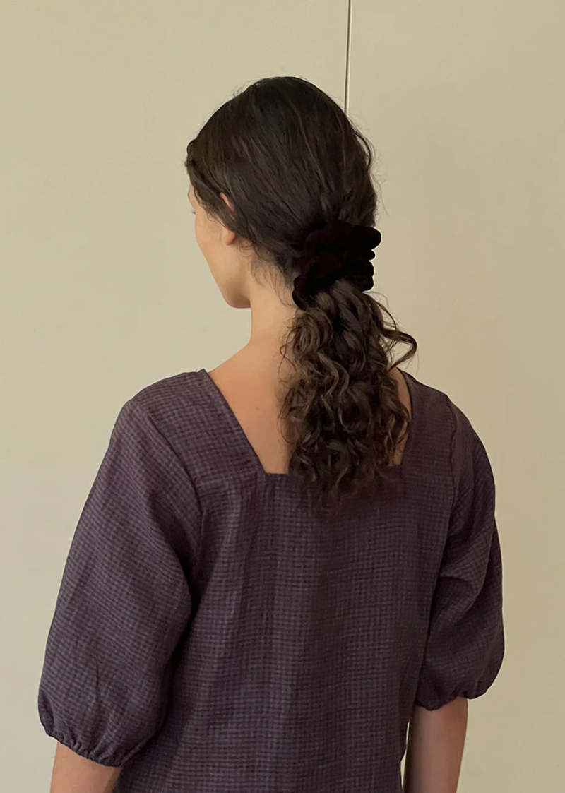 Deiji Studios The Squared Dress - Slate Check