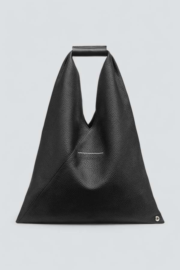 MM6 Maison Margiela Leather Small Japanese Bag - Black | Garmentory