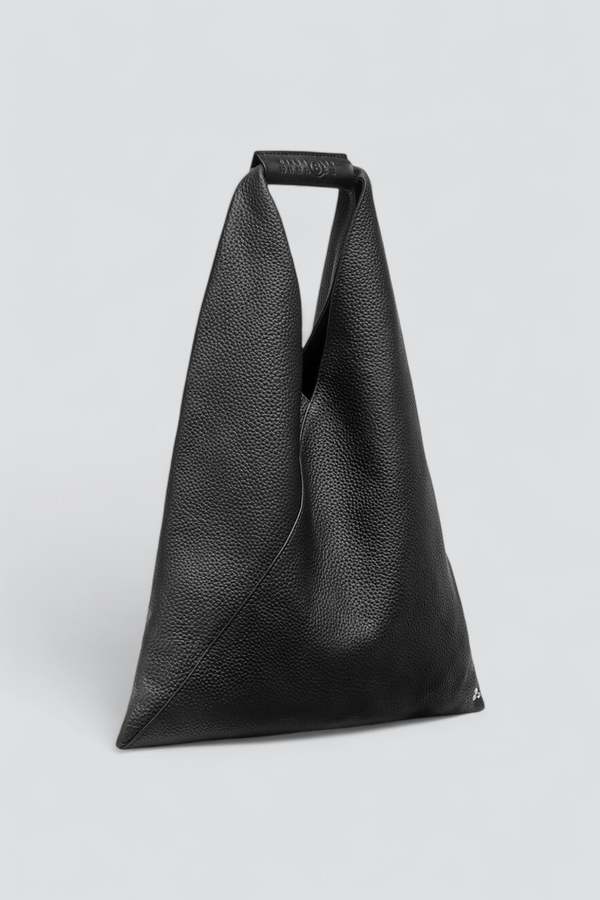 MM6 Maison Margiela Leather Small Japanese Bag - Black | Garmentory