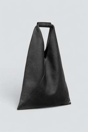 MM6 Maison Margiela Leather Small Japanese Bag - Black | Garmentory