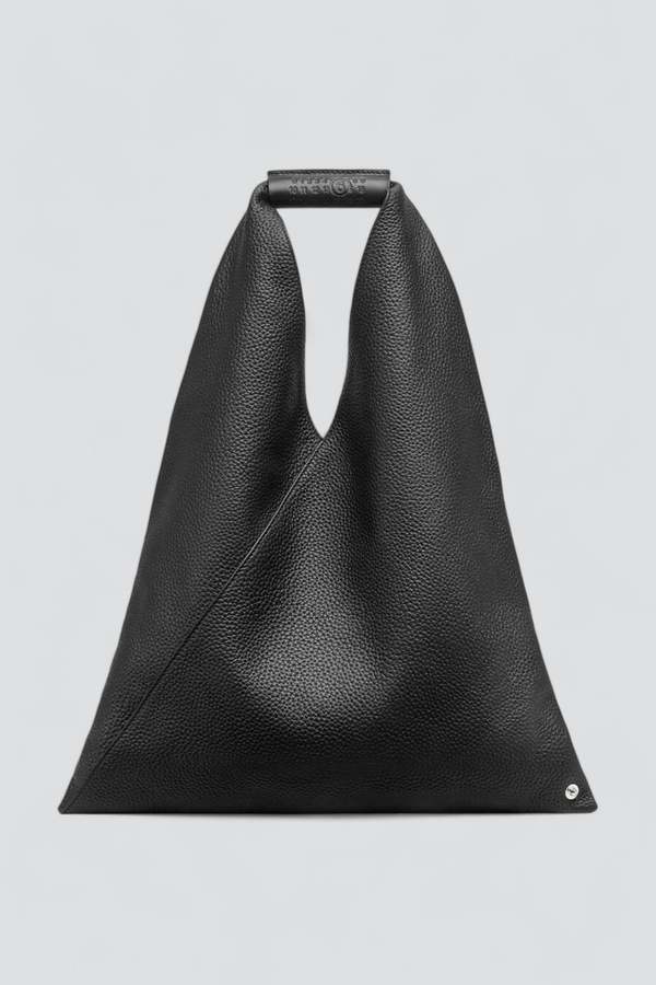 MM6 Maison Margiela Leather Small Japanese Bag - Black | Garmentory