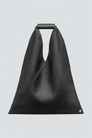 MM6 Maison Margiela Leather Small Japanese Bag - Black | Garmentory