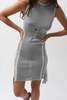 Alex Hadji Mini Trikko Dress - Silver - Thumbnail 5