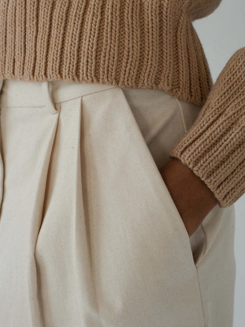 Shaina Mote Boy Trouser - Natural Fleck Shaina Mote Boy Trouser - Natural Fleck