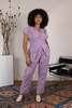 Rujuta Sheth Venus Wrap Jumper - Lavender - Thumbnail 1
