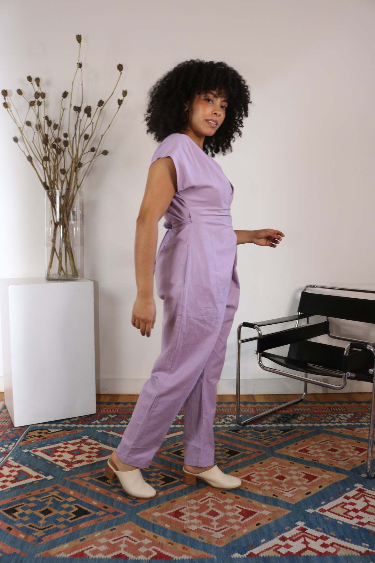Rujuta Sheth Venus Wrap Jumper - Lavender - Image 3 of 6