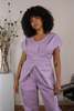 Rujuta Sheth Venus Wrap Jumper - Lavender - Thumbnail 5