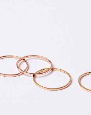 Blanca Monrós Gómez Thin Stacking Band in Yellow Gold Blanca Monrós Gómez Thin Stacking Band in Yellow Gold