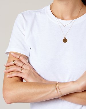 Blanca Monrós Gómez Thin Stacking Band in Yellow Gold Blanca Monrós Gómez Thin Stacking Band in Yellow Gold