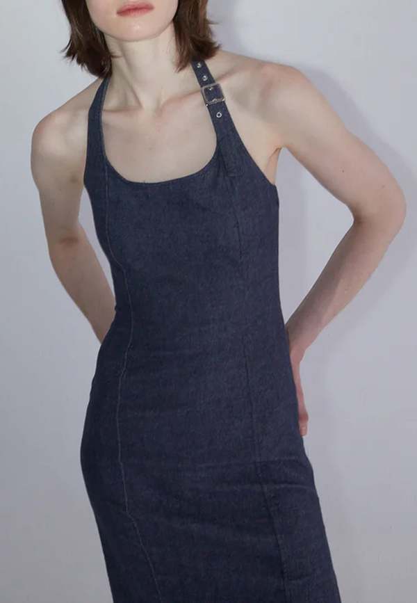 Paloma Wool Elena Dress - Navy | Garmentory