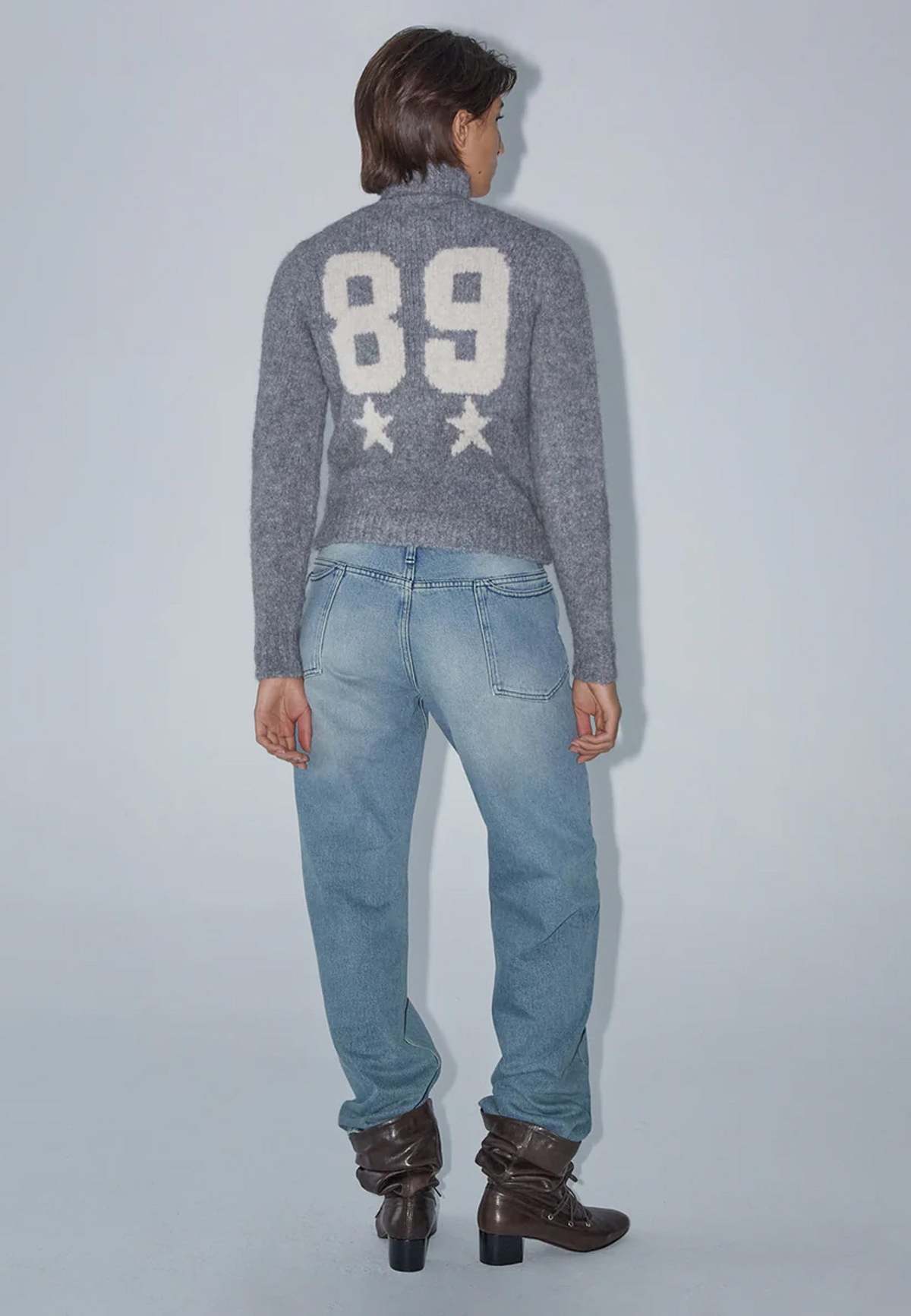 Paloma Wool Stadium Zip Knit Cardigan - Grey | Garmentory