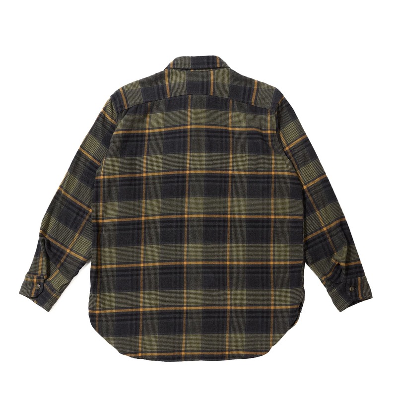 engineered garments WorkShirtOrangePlaid Engineered Garments Work Shirt - Yellow/Gray | Garmentory