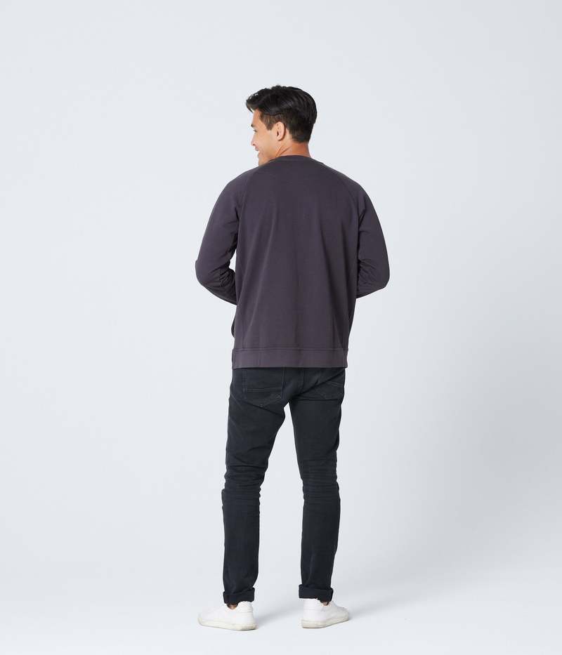 Known Supply Crewneck Pocket Sweatshirt - Washed Black