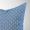 Tajik Home Aurora Print Pillow - Blue - Thumbnail 2