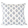 Tajik Home Isabella Print Pillow - Blue - Thumbnail 3