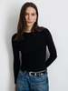 Alex Mill Ava Sweater Tee - Black - Thumbnail 2