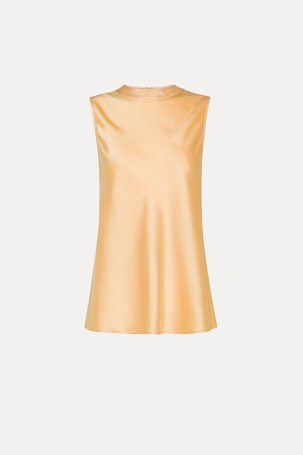 Forte Forte Silk Satin Top - Honey