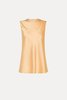 Forte Forte Silk Satin Top - Honey - Thumbnail 1