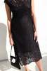 No.6 Erika Dress - Black Lace - Thumbnail 5