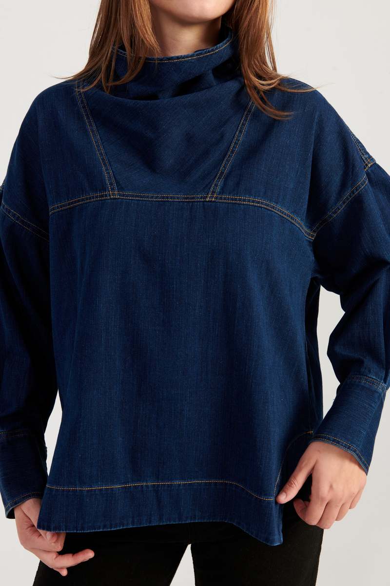 Rachel Comey Fiamma Top - Dark Indigo