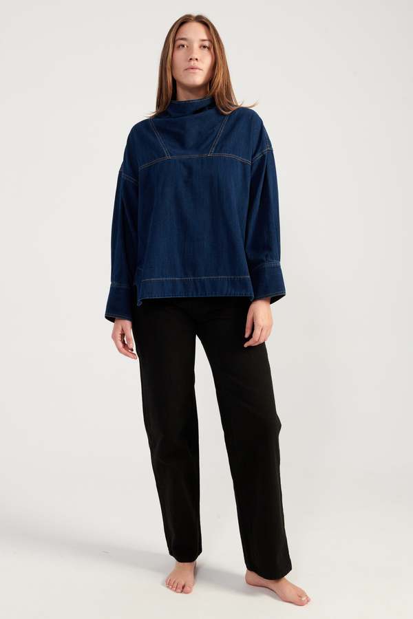 Rachel Comey Fiamma Top - Dark Indigo
