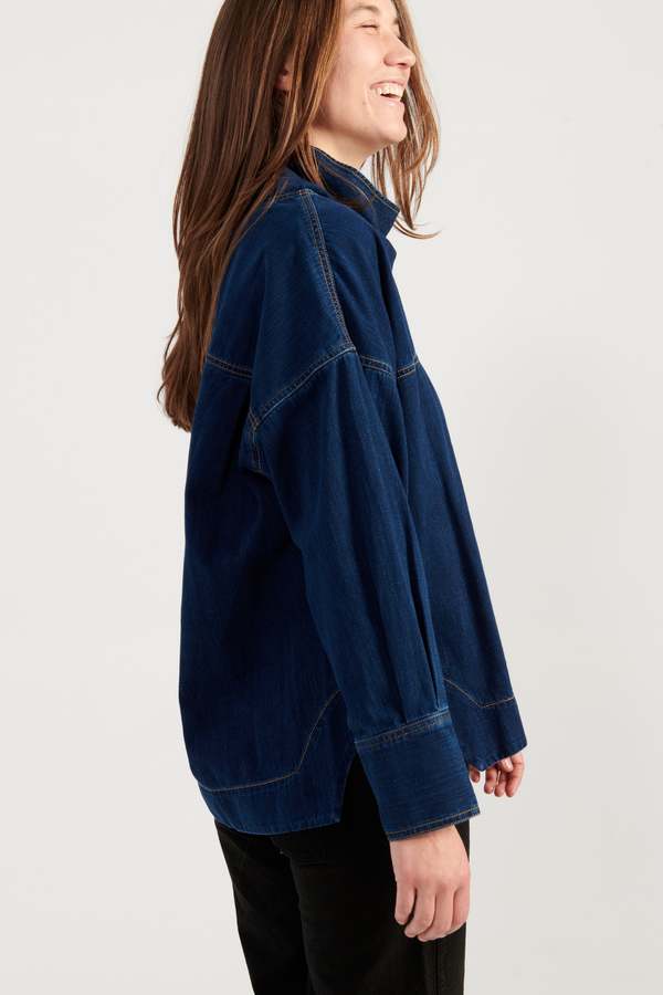 Rachel Comey Fiamma Top - Dark Indigo