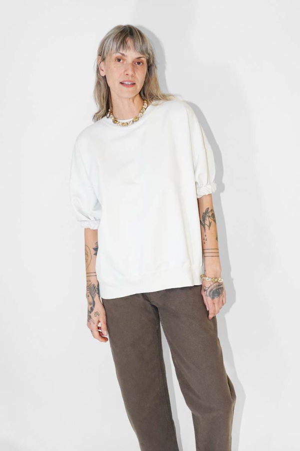 Rachel Comey Stanza Sweatshirt - Dirty White