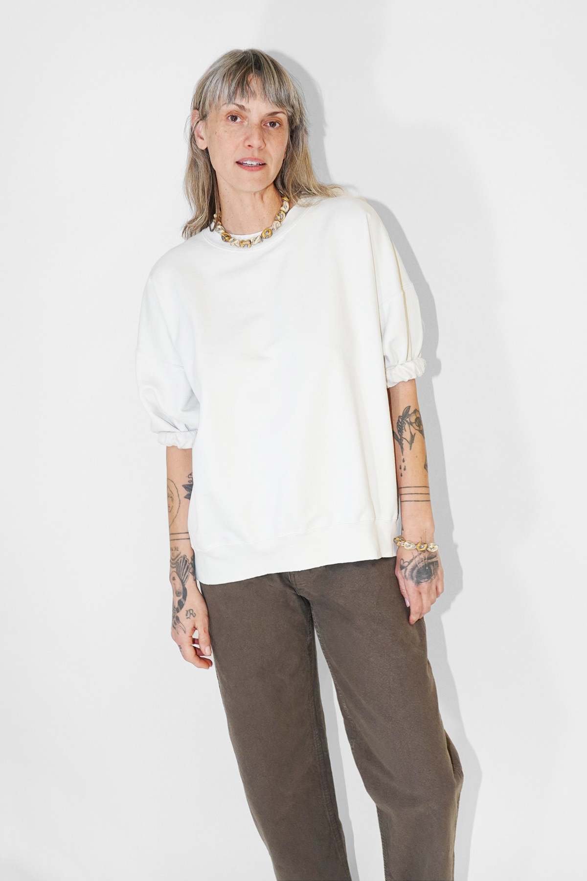 Rachel Comey Stanza Sweatshirt - Dirty White - Image 1 of 4
