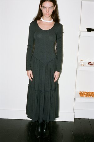 Paloma Wool Hernan Dress - Dark Grey | Garmentory