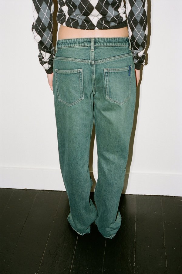 paloma wool デニム グリーン PALOMA WOOL - GREENISH CROWD JEANS – LE LABO STORE
