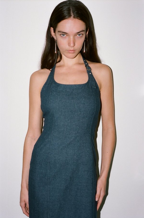 Paloma Wool Elena Dress - Navy | Garmentory