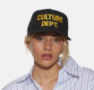 Blue&Cream Culture Dept Snapback Cap - Black/Yellow - Thumbnail 2