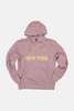 Blue&Cream New York or Nothing Hoodie - Dusty Pink/Yellow - Thumbnail 1