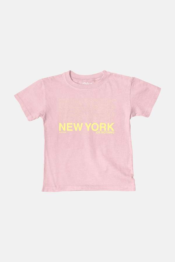 KIDS Blue&Cream New York Or Nothing Tee