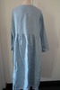 Ichi Antiquites Heavy Linen Oversized Dress - Light Blue - Thumbnail 4