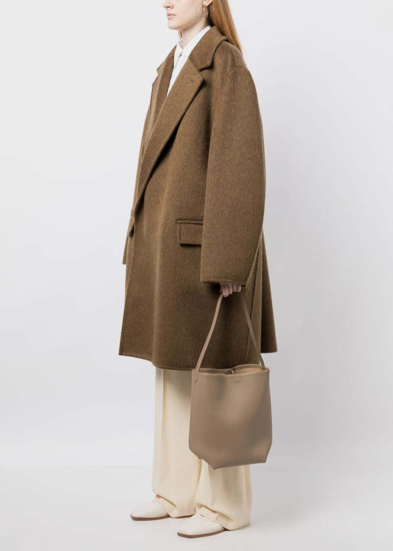 The Row Medium N/S Park Tote - Dark Taupe | Garmentory