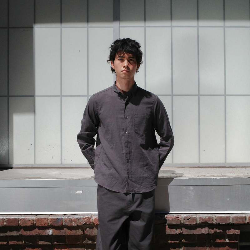 Steven Alan Single Needle Shirt - Charcoal