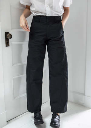 Steven Alan Slacker Pant - Black Ripstop | Garmentory