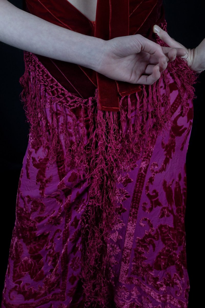Sydney Pimbley Madame Butterfly Dress - Pink/Red